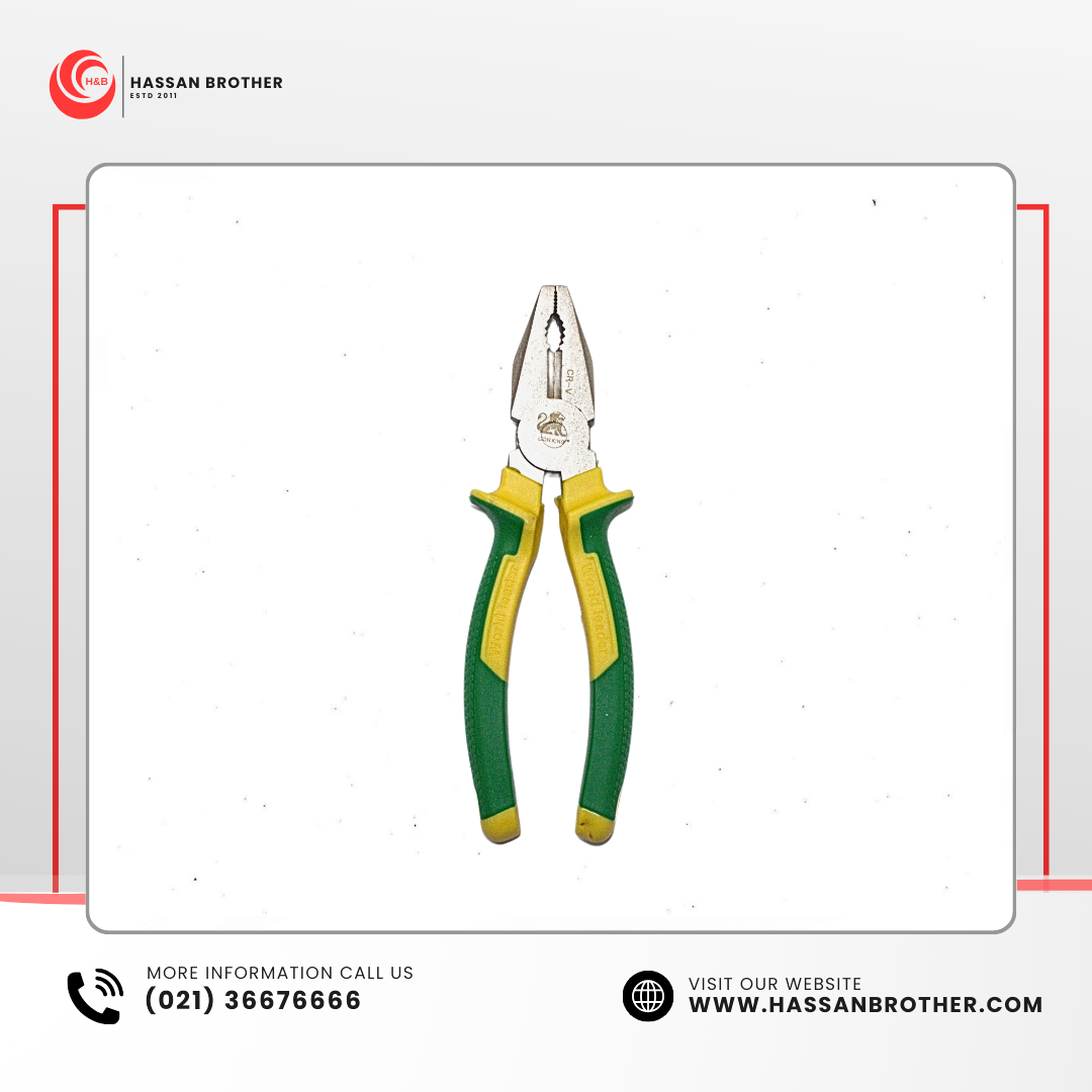 Telion Plier 8" Yellow/Green