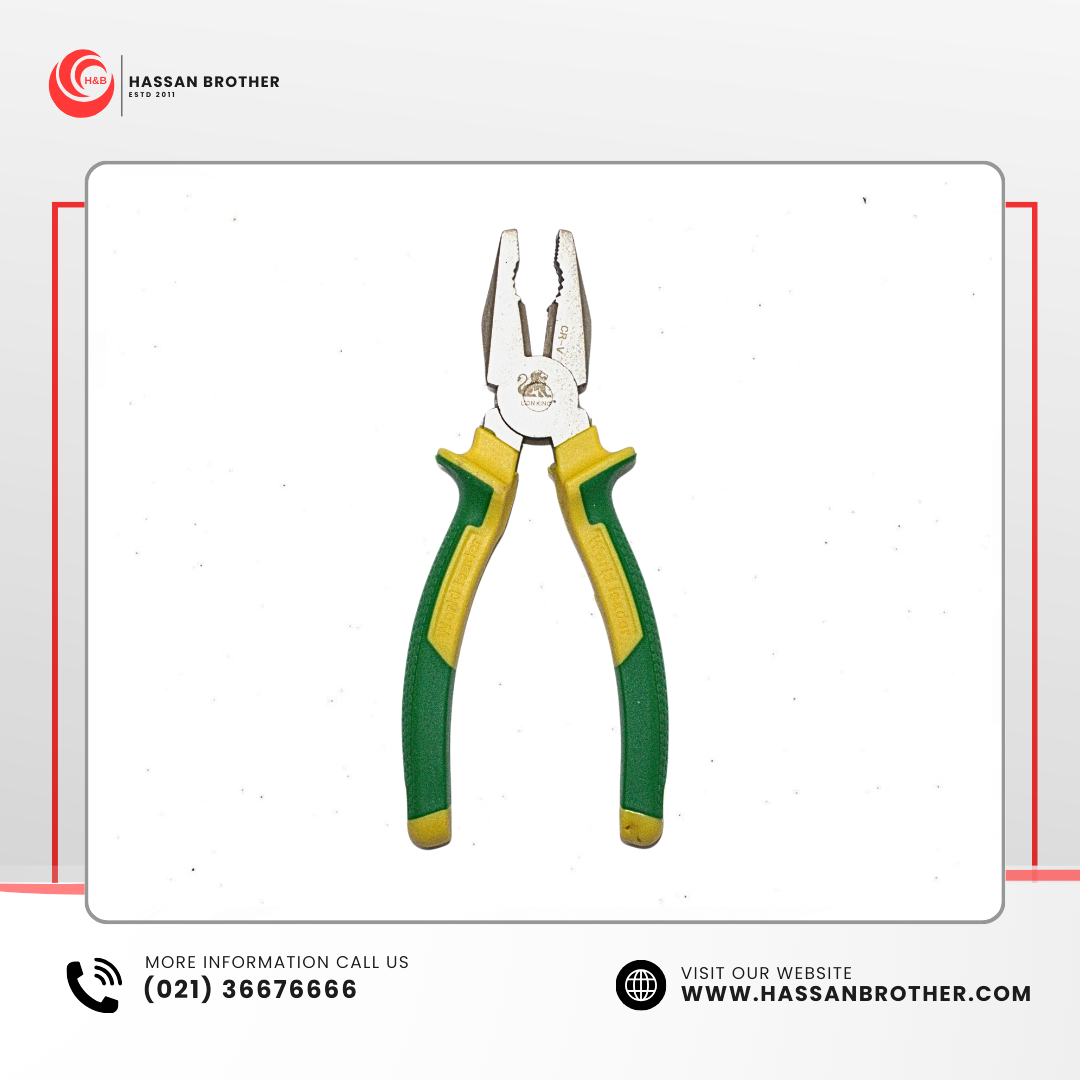 Telion Plier 8" Yellow/Green