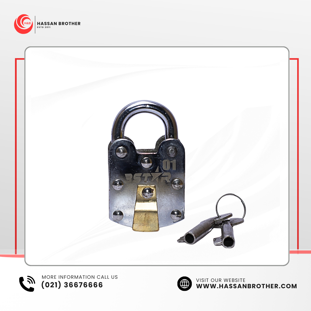 3 STAR LOCK 2" 2 KEYS