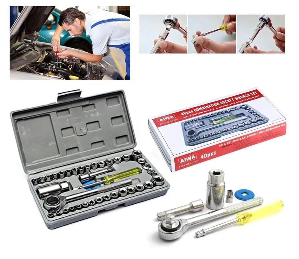 Original Aiwa 40 Piece Toolkit Tool kit