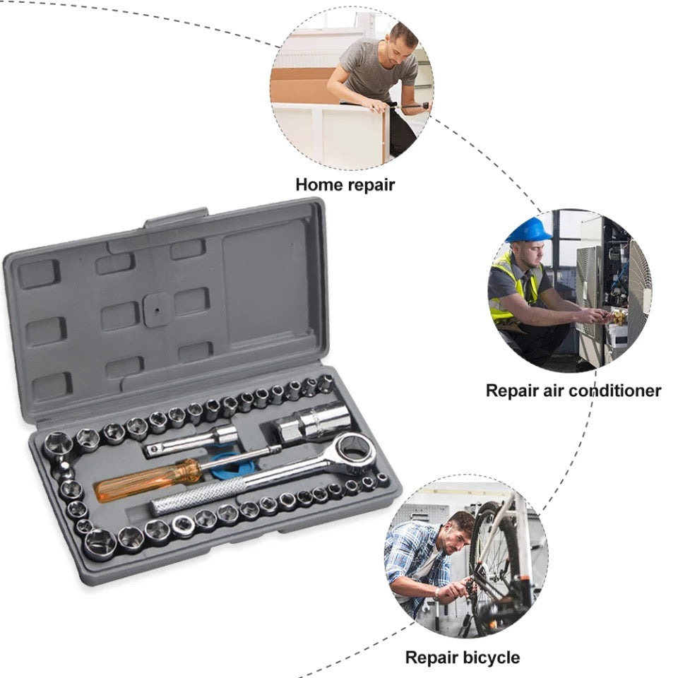 Original Aiwa 40 Piece Toolkit Tool kit