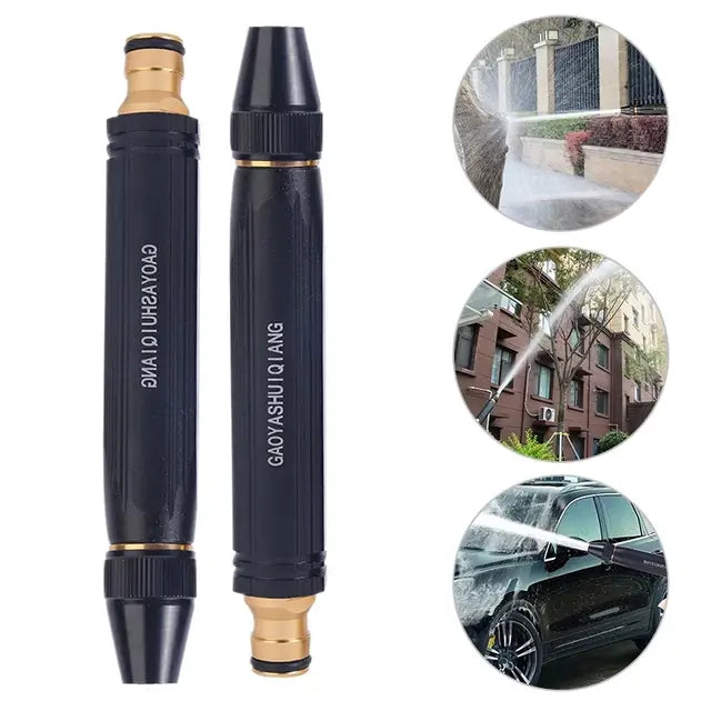 High Pressure Water Spray Nozzle Hose Pipe Adjustable Metal Spray.