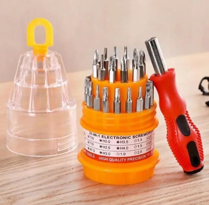 Screwdriver 31 in 1, Repairing Interchangeable Precise Screwdriver Tool Set Kit
